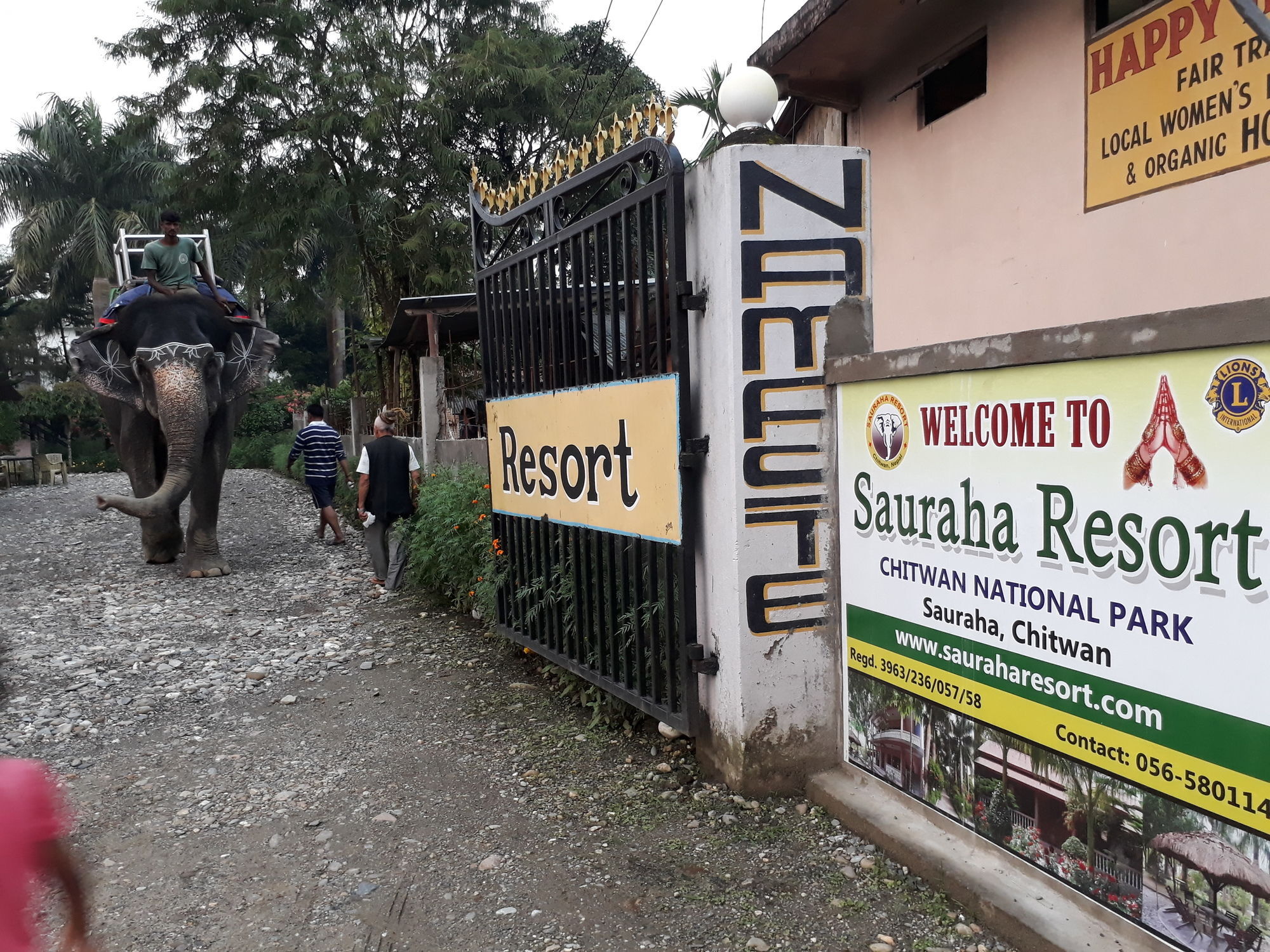 Hotel Ama Garden Sauraha Esterno foto